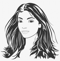Hair Clipart Black And White - We Give Too Much Importance ...