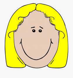 Cartoon Girl Head Blond Hair Boy Clip Art At Clker - Face ...