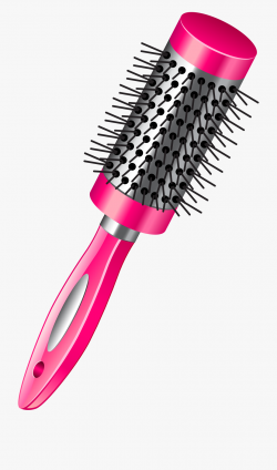 Hair Brush Clip Art - Transparent Background Hair Brush ...