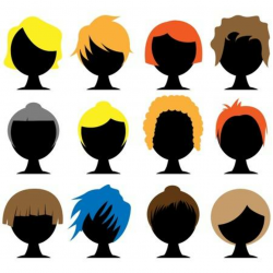 Hair Color Cliparts 6 - 450 X 450 - Making-The-Web.com