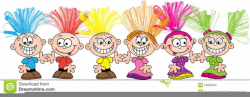 Kids Crazy Hair Clipart | Free Images at Clker.com - vector ...