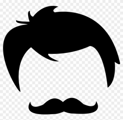 Male Hair Of Head And Face Shapes Comments - Hair Clipart ...