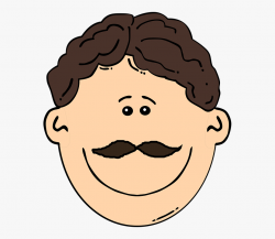 Man Mustache Brunette - Black Hair Cartoon Man #598271 ...