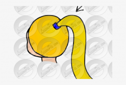 Hair In A Ponytail Clipart PNG Image | Transparent PNG Free ...