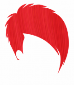 Red Hair Clipart Fire - Crazy Hair Transparent Background ...