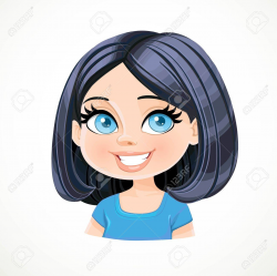 Short Hair Clipart morena 20 - 1300 X 1298 Free Clip Art ...