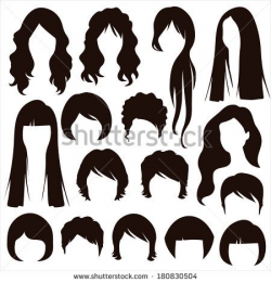 styles hair silhouettes, woman hairstyle in 2019 | Hair ...