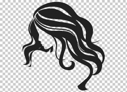 Hair Silhouette , hair, silhouette of woman illustration PNG ...