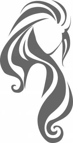 Flowing Hair Silhouette | Free download best Flowing Hair ...
