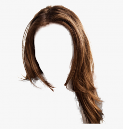 Brunette Clipart Girl Wig - Transparent Background Woman ...
