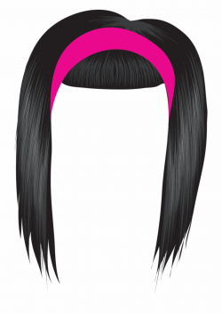 Black Hair Clipart Free Clipart Images Girl Wig - Clip Art ...
