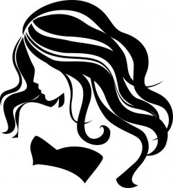 Flowing Hair Silhouette | Clipart Panda - Free Clipart ...