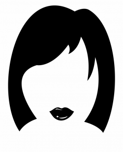 Haircut Clipart Woman Hair - Ladies Hair Clip Art Free PNG ...