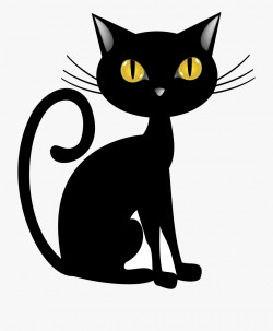 Black Cat Halloween Clip Art Image Gallery Transparent ...