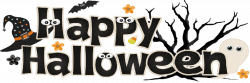 Happy Halloween Clip Art | Happy Halloween Clipart Banners ...