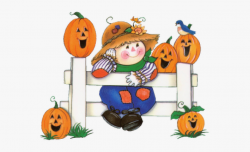 Scarecrow Clipart October - Cute Happy Halloween Clipart ...
