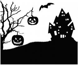 Halloween Silhouette Tree Png Clipart - Halloween ...