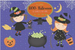 BOO Halloween Clipart