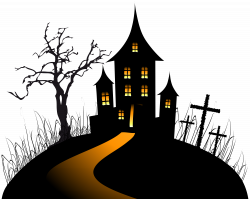 Halloween Creepy Castle Clip Art Image | Gallery Yopriceville ...