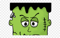 Frankenstein Clipart Face - Clip Art Frankenstein Halloween - Png ...