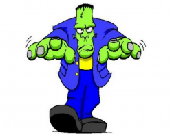 Halloween Frankenstein Clipart Kid 3