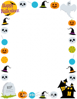 72+ Free Halloween Clip Art Borders | ClipartLook