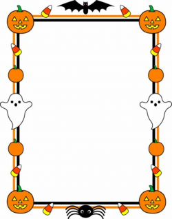 Halloween Clip Art | Cute Halloween Border Frame - Free Clip ...