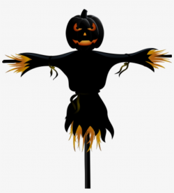 Halloween Pumpkin Scarecrow Transparent Png Clip Art - Halloween ...