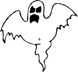 Free Black And White Halloween Clipart - Public Domain Halloween ...