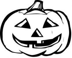 Halloween Pumpkin Clip Art Black and White | Halloween | Halloween ...