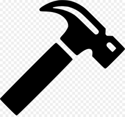Hammer Cartoon clipart - Black, Font, Line, transparent clip art