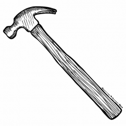 Hammer clipart sketch, Hammer sketch Transparent FREE for ...