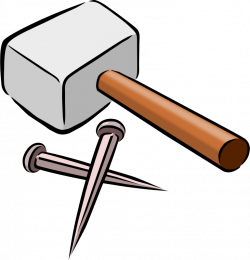Free Clipart: Hammer and Nails | SnarkHunter