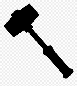 Metal Hammer Svg Png - Sledgehammer Icon Png Clipart ...