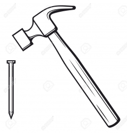 Fresh Hammer Clipart Black And White Collection Digital ...
