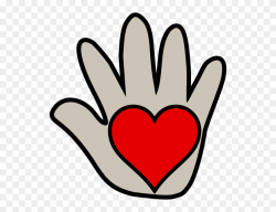 Clipart Free Download Hands With Heart Clipart - Kissing Hand Book ...