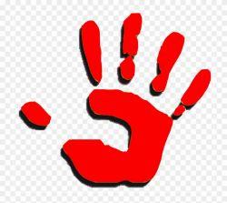 Activities Presentations - Red Hand Transparent Clipart (#1517884 ...