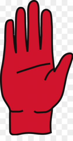 Red Hand Of Ulster PNG and Red Hand Of Ulster Transparent Clipart ...