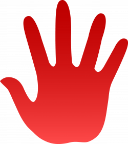 Red Hand Print Clip Art | Clipart Panda - Free Clipart Images