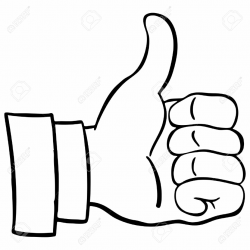 Thumbs Up Clipart Black And White | Free download best Thumbs Up ...