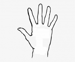 Hand Clipart Transparent - Hand Outline PNG Image | Transparent PNG ...