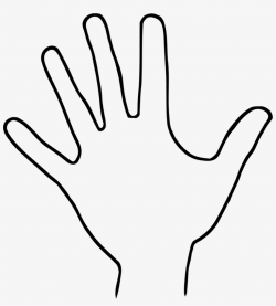 Hand Outline Clipart Png - Hand Outline Clipart Black And White ...