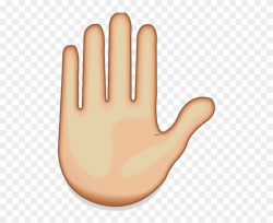 Hand Emoji Clipart Emoji Meaning - Raised Hand Emoji Png Transparent ...