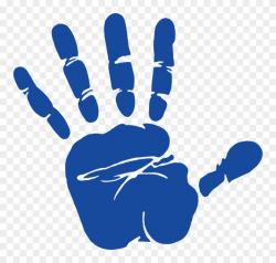 Handprint Clipart Female - Hand Clipart Transparent Background, HD ...