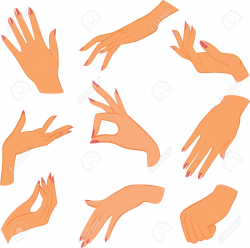 Clipart Girl Hand | timhangtot.net