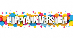 Happy Anniversary Banner Clipart