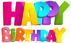 Colorful Happy Birthday Transparent PNG Clip Art Image | Gallery ...