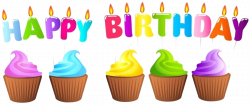 Cupcake Birthday Clipart Free Clip Art Cup Cake Transparent Png - AZPng