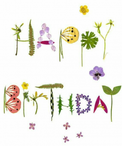 Birthday Flowers Graphics Clip Art Pinterest Flora Happy | Gifs ...