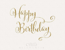 Free Birthday Cliparts Gold, Download Free Clip Art, Free Clip Art ...